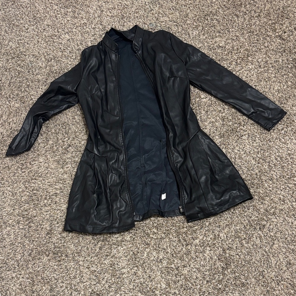 & Other Stories Black Leather Jacket